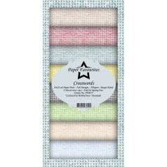   Papírkészlet 10x21 cm, Crosswords / PF Slim Paper Pack (24 ív)