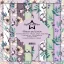 Papírkészlet 12" (30 cm),  Flowers and Cotton / PF Paper Pack (8 ív)