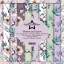 Papírkészlet 6" (15 cm),  Flowers and Cotton / PF Paper Pack (24 ív)