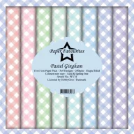   Papírkészlet 6" (15 cm), Gingham / PF Paper Pack (24 ív)