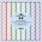 Papírkészlet 6" (15 cm), Gingham / PF Paper Pack (24 ív)