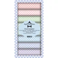   Papírkészlet 10x21 cm, Gingham / PF Slim Paper Pack (24 ív)