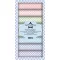 Papírkészlet 10x21 cm, Gingham / PF Slim Paper Pack (24 ív)