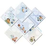   Papírkészlet 8" (20 cm), Baby boy / Decorer Scrapbook Paper (24 ív)