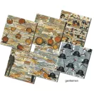 Papírkészlet 8" (20 cm), Gentleman / Decorer Scrapbook Paper (24 ív)