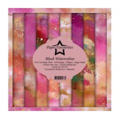   Papírkészlet 6" (15 cm), Blush Watercolour / PF Paper Pack (24 ív)