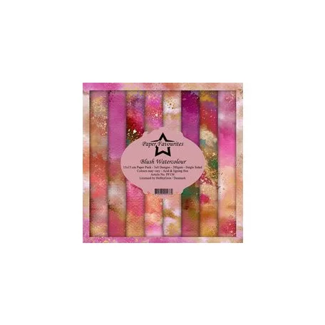 Papírkészlet 6" (15 cm), Blush Watercolour / PF Paper Pack (24 ív)