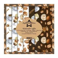   Papírkészlet 6" (15 cm), Watercolor Coffee / PF Paper Pack (24 ív)