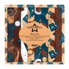   Papírkészlet 12" (30 cm), Busy Guy / PF Paper Pack (8 ív)