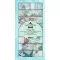 Papírkészlet 10x21 cm, Vintage Blue / PF Slim Paper Pack (24 ív)