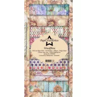   Papírkészlet 10x21 cm, Woodflora / PF Slim Paper Pack (24 ív)
