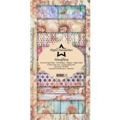   Papírkészlet 10x21 cm, Woodflora / PF Slim Paper Pack (24 ív)
