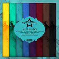   Papírkészlet 6" (15 cm), Ink Drops Dark / PF Paper Pack (24 ív)