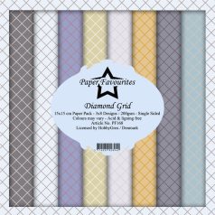   Papírkészlet 6" (15 cm), Diamond Grid / PF Paper Pack (24 ív)