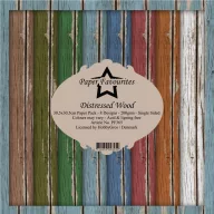   Papírkészlet 12" (30 cm),  Distressed Wood / PF Paper Pack (8 ív)