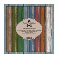   Papírkészlet 6" (15 cm),  Distressed Wood / PF Paper Pack (24 ív)