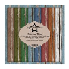   Papírkészlet 6" (15 cm),  Distressed Wood / PF Paper Pack (24 ív)