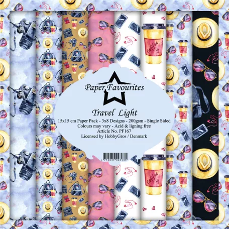 Papírkészlet 6" (15 cm), Travel Light / PF Paper Pack (24 ív)