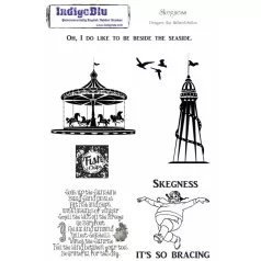   IndigoBlu Gumibélyegző Skegness Gumibélyegző A5 Rubber Stamp (1 csomag)