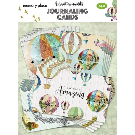 Díszítőelem , Journaling Cards / Memory Place Adventure Awaits (1 csomag)