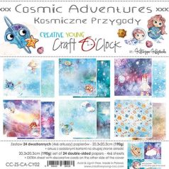   Papírkészlet 8" (20 cm), Creative Young - Cosmic Adventures / Craft O'Clock Paper Collection Set (1 csomag)