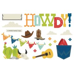  Kivágatok , Pieces Howdy! / Simple Stories Simple Pages (1 csomag)