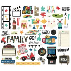   Kivágatok , Bits & Pieces / Simple Stories Family Fun (1 csomag)