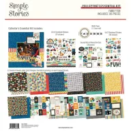   Papírkészlet 12" (30 cm), Collector's Essential Kit / Simple Stories Family Fun (1 csomag)