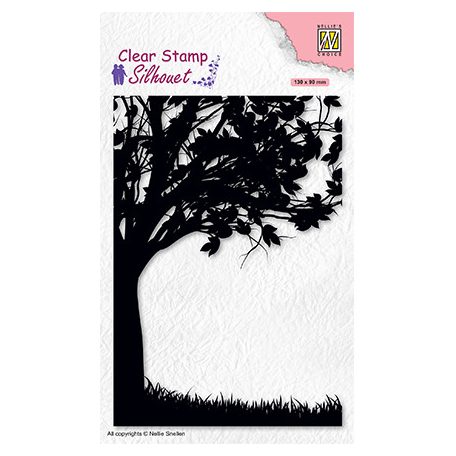 Szilikonbélyegző , Silhouettes Tree-2 / NC  Clear Stamp (1 csomag)