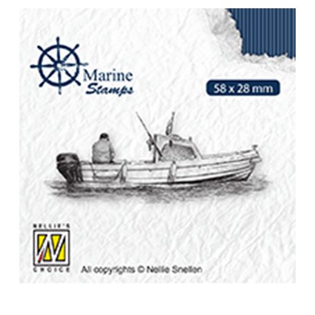 Szilikonbélyegző , Maritime Boat / NC  Clear Stamp (1 csomag)