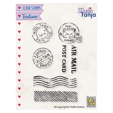Szilikonbélyegző , Post / NC  Clear Stamp (1 csomag)