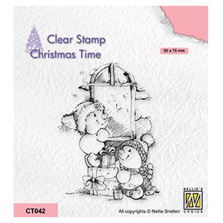 Szilikonbélyegző , Present delivery / NC  Clear Stamp (1 csomag)
