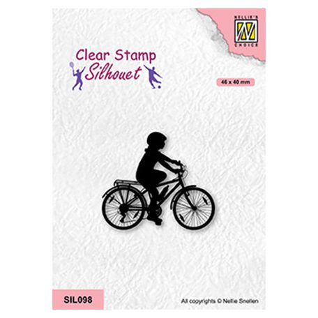 Szilikonbélyegző , Cycling-2 / NC  Clear Stamp (1 csomag)
