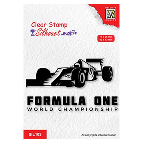 Szilikonbélyegző , Formula one serie: 2 / NC  Clear Stamp (1 csomag)