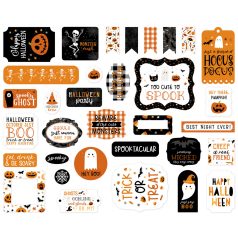 Kivágatok , Halloween Party / Echo Park Ephemera (1 csomag)