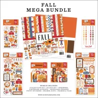   Papírkészlet 12" (30 cm), Fall / Echo Park Mega Bundle (1 csomag)