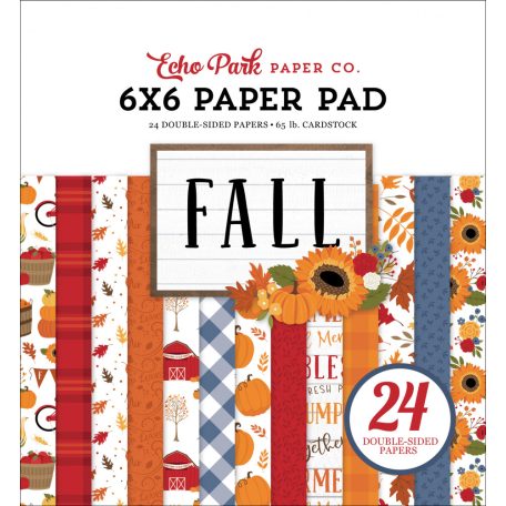Papírkészlet 6" (15 cm), Fall / Echo Park Paper Pack (24 lap)