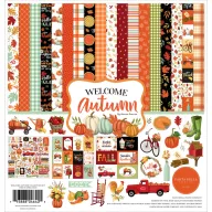   Papírkészlet 12" (30 cm), Welcome Autumn Kétoldalas/ Echo Park Collection Kit (1 csomag)
