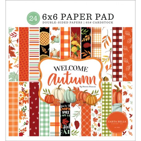 Papírkészlet 6" (15 cm), Welcome Autumn / Echo Park Paper Pack (24 lap)