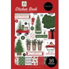 Matrica , Home For Christmas / Echo Park Sticker Book (16 ív)