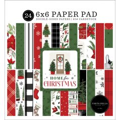   Papírkészlet 6" (15 cm), Home For Christmas / Echo Park Paper Pack (24 lap)