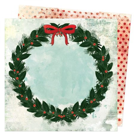 Scrapbook papír 12" (30 cm), Holiday Wishes / AC - Vicki Boutin - Warm Wishes (1 ív)
