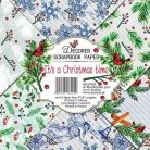 Papírkészlet 8" (20 cm), Christmas Time / Decorer Scrapbook Paper (24 ív)