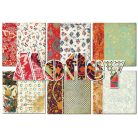 Papírkészlet 8" (20 cm), Motley / Decorer Scrapbook Paper (24 ív)