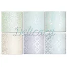 Papírkészlet 8" (20 cm), Delicacy / Decorer Scrapbook Paper (24 ív)
