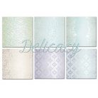 Papírkészlet 8" (20 cm), Delicacy / Decorer Scrapbook Paper (24 ív)