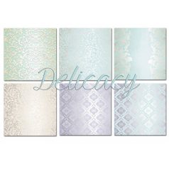   Papírkészlet 8" (20 cm), Delicacy / Decorer Scrapbook Paper (24 ív)