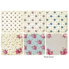 Papírkészlet 8" (20 cm), Rustic Roses / Decorer Scrapbook Paper (24 ív)