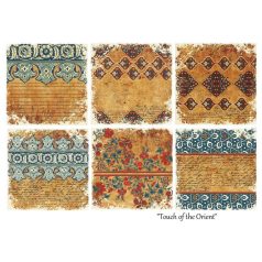   Papírkészlet 8" (20 cm), Touch of the Orient / Decorer Scrapbook Paper (24 ív)