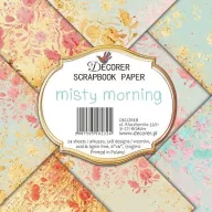   Papírkészlet 6" (15 cm), Misty Morning / Decorer Scrapbook Paper (24 ív)